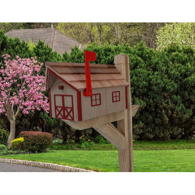Amish Mailbox, Handmade, Barn Style Mailbox