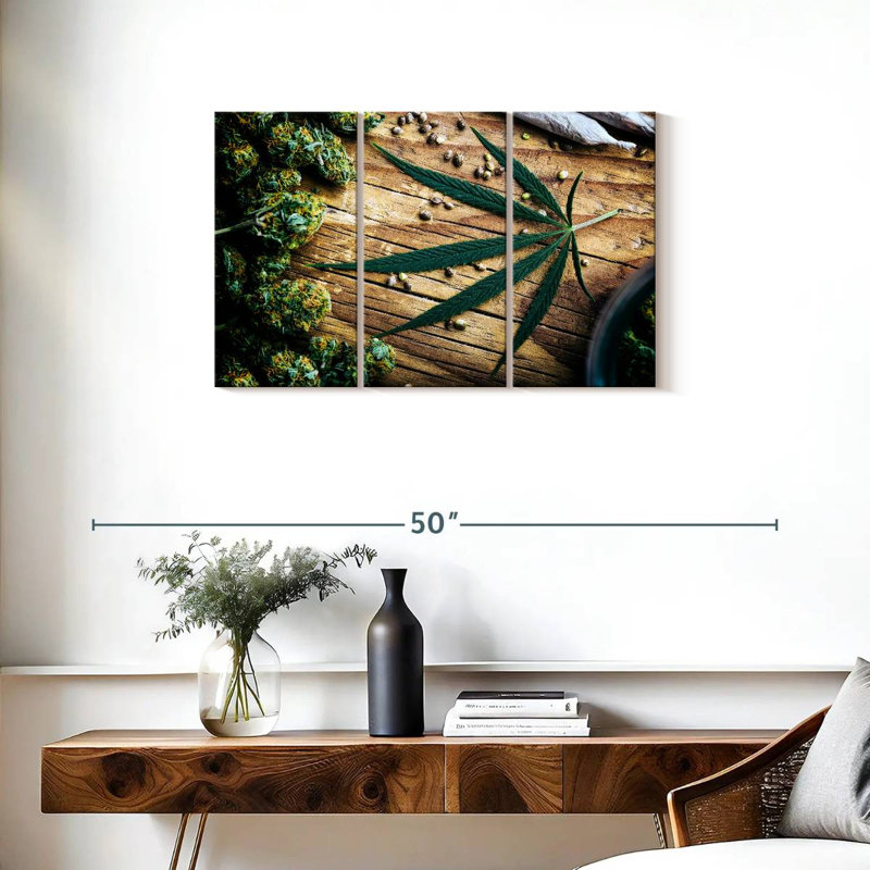 Senne Dried Marijuana, 20" H x 33" W