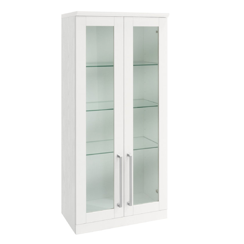 Home Bar Wall Mounted Display Stand, White