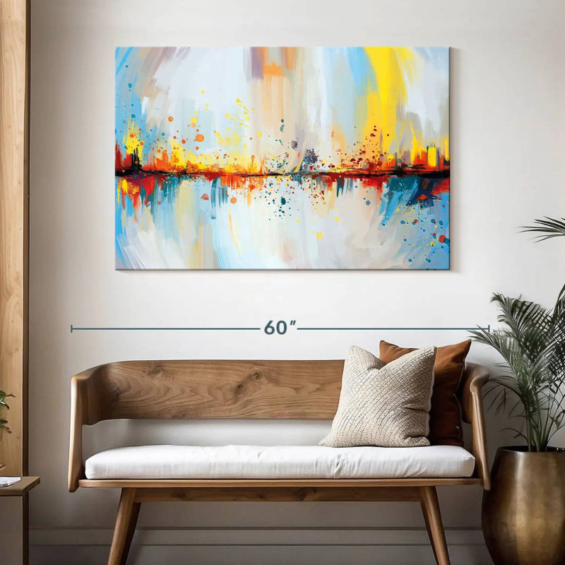Avery Cityscape Abstract, 32" H x 48" W