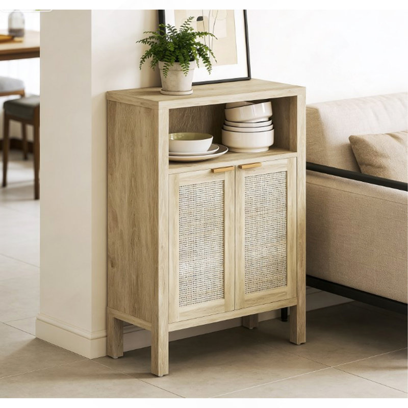 Cabinet Nordic Style ,Coffee Bar Cabinet,Buffet Cabinet With Storage,With Adjustable Shelf