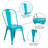 Lily Metal Stackable Side Chair -1821056091