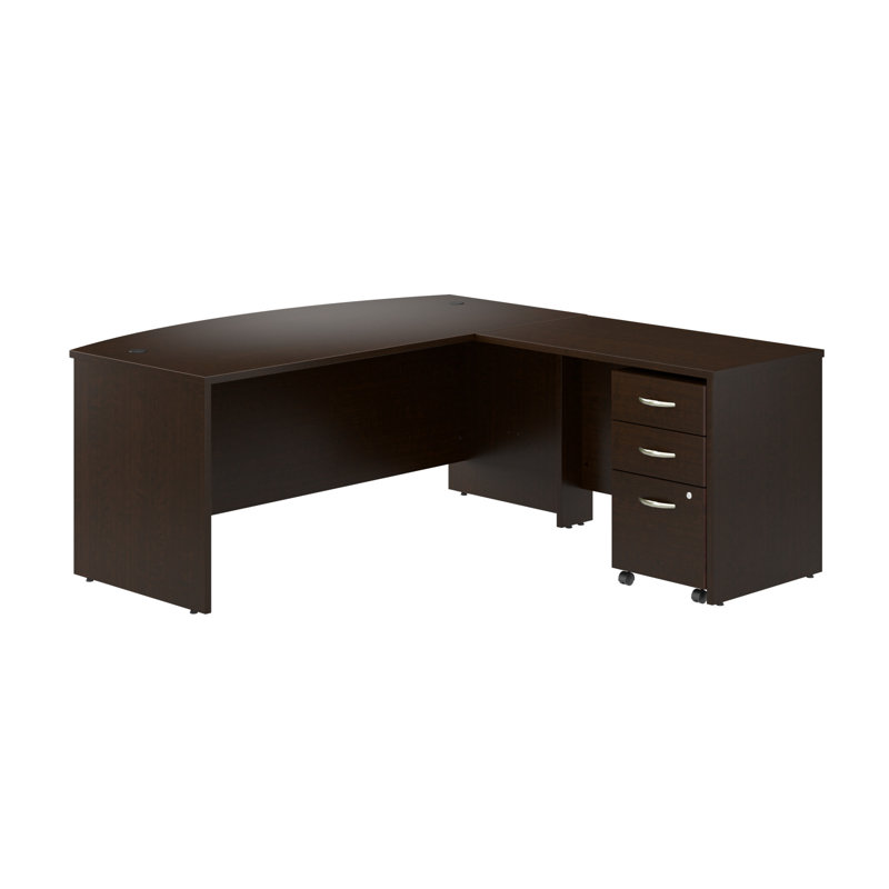 Series C Bow L-Shaped Computer Desk