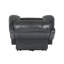 Fauteuil inclinable standard en cuir à dégagement zéro de 43 po Aous