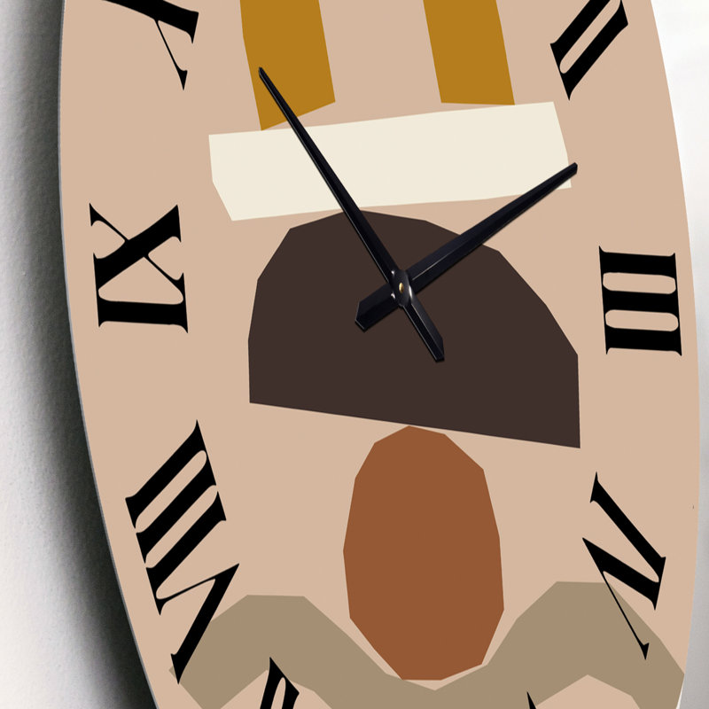 Minimal élémentaire organique et géométrique compostions XX XXIX - horloge murale moderne, Petit