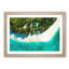 Above A Beach In The Maldives - Picture Frame Photograph Print-56628440-56628441