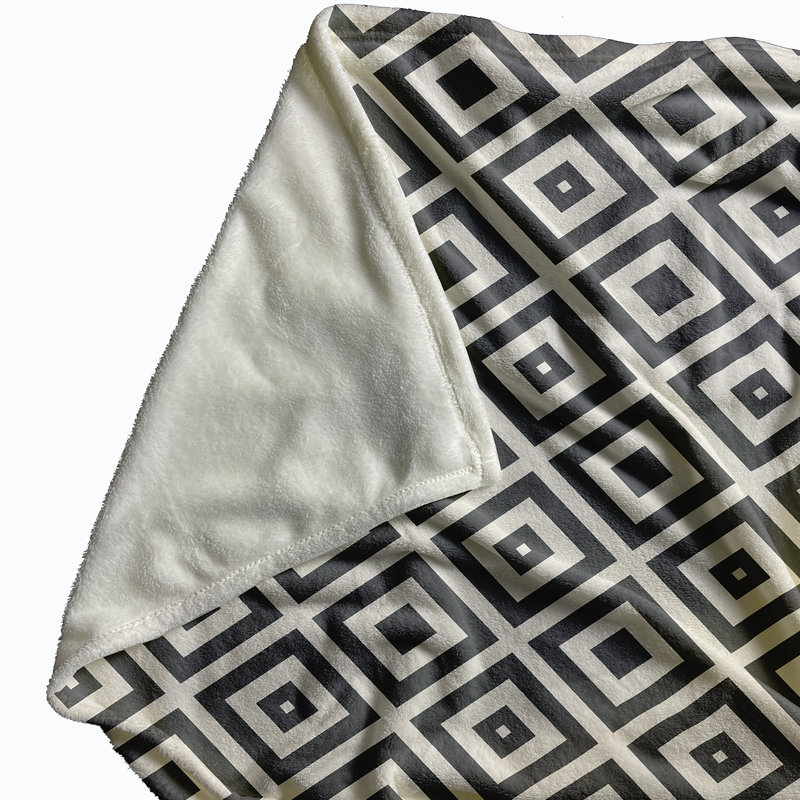 Maud Plain Weave / Muslin Throw Blanket, Grey