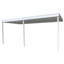 Abri d'auto / auvent de patio attaché gris froid-9751347