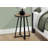 Accent Table Living Room End Table Wood End Table Nightstand Metal Frame Side Table-1928316394