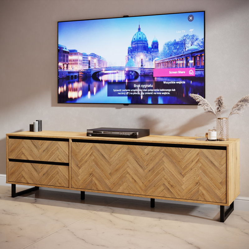 Avila Unfinished TV Stand for TVs up to 75"