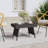 Jiyoung Rectangular Metal Outdoor Side Table , 23.6'' in. W 15.7'' in. D-175663210