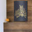 Luxe Wall Art «Pacific Sea Mosses 4 Indigo» par Wild Apple Portfolio, 12 po x 16 po
