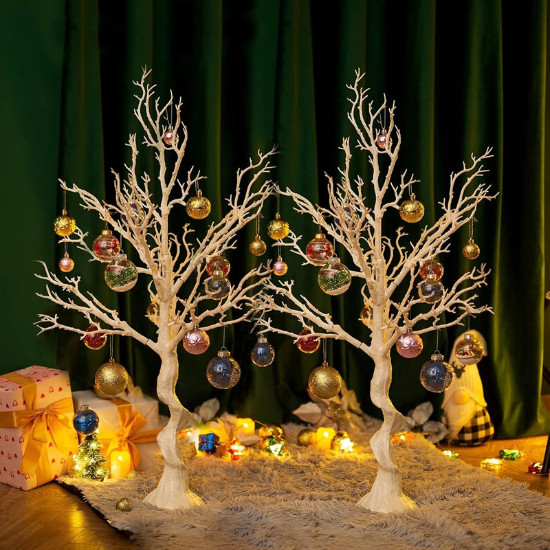 Arbres artificiels blancs pour décoration de fête de mariage ...