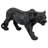 Shadowed Predator Black Panther Statue