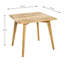 Cayden Solid Wood Four Leg Coffee Table-38039109