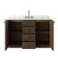 Malden Single Wide Vanity-Satin Espresso Oak