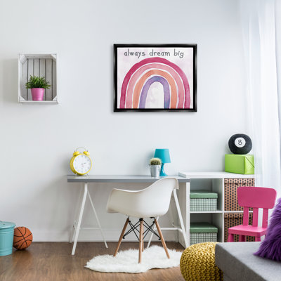 Ba-859-Floater " Always Dream Big Rainbow " by Kelly Donovan