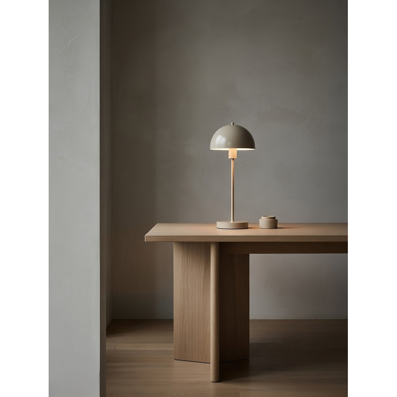 Vienda Metal Novelty Lamp, Grey