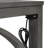 Space-saving Gray Dining Table Sets With Usb, Solid Wood Farmhouse Decor