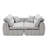 Woven Chenille Striped Compression Sofa-425863613