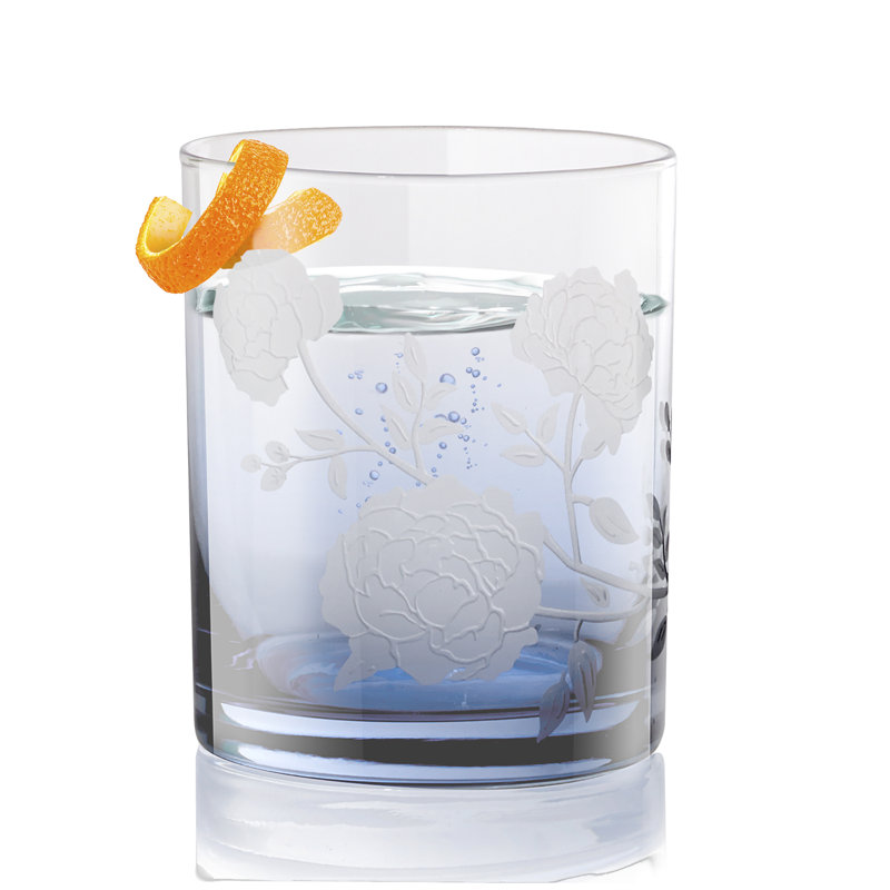 Ensemble de 2 pivoines bleues DOF, Bleu