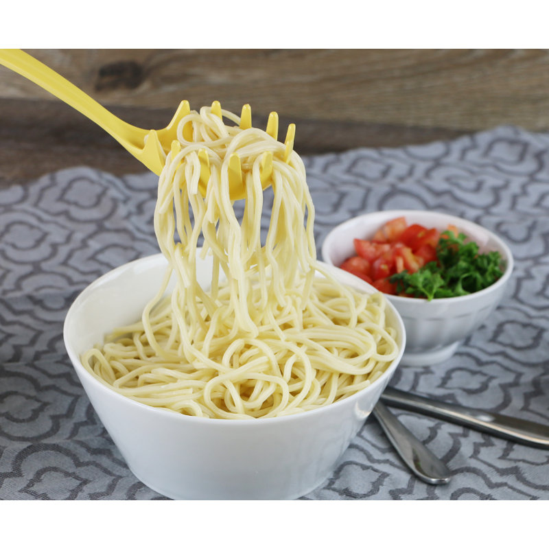 Reston Lloyd Melamine Spaghetti Forks, Lemon