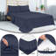 Ensemble de draps 100% coton à densité de tissage 300 fils Royale Linens - 4 draps - 1 housse, 1 drap plat et 2 taies d'oreiller - Ensemble de draps doux-114665910-114665925