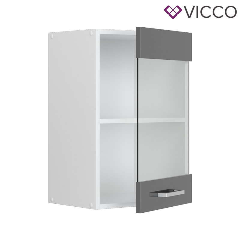 Kamelya Glossy Wall Unit, Anthracite