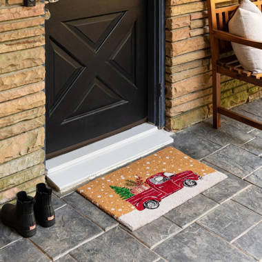 Plow & Hearth Non-Slip Christmas Outdoor Doormat & Reviews