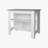 Courson Kitchen Island 2-Tier Shelf 40" Width And Large Work-103119178