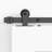 LAZ Top Mount Sturdy Sliding Barn Door Hardware Kit-49602927