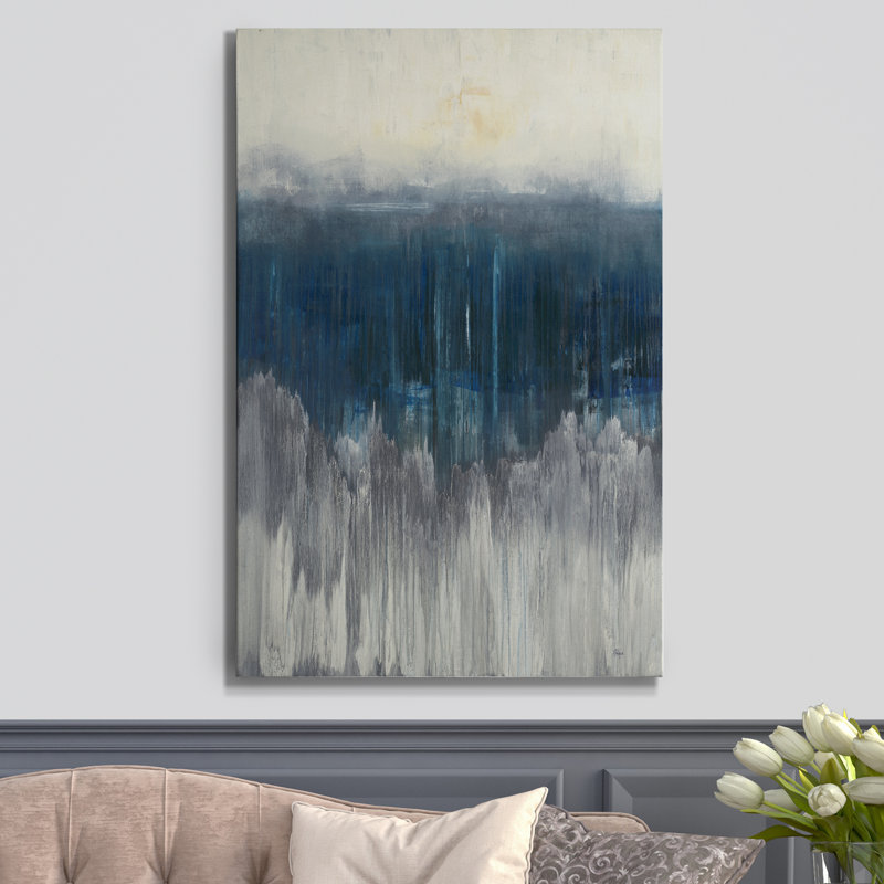 Texture and Flow - Reproduction sur toile tendue, H 48 po x l 36 po x P 1 po