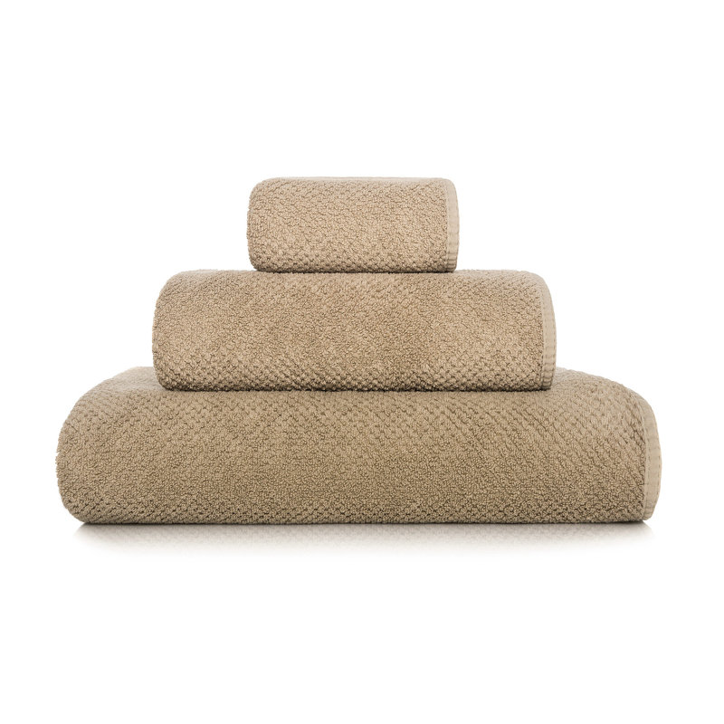 Bee Waffle Bath Towel, Natural, Bath Towels 1-Pack