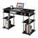 Edwin No Tools Computer Desk with Built-In Outlets