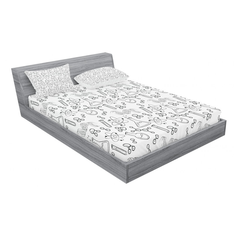 Microfiber Sheet Set, Full Sheet Set with Fitted Sheet