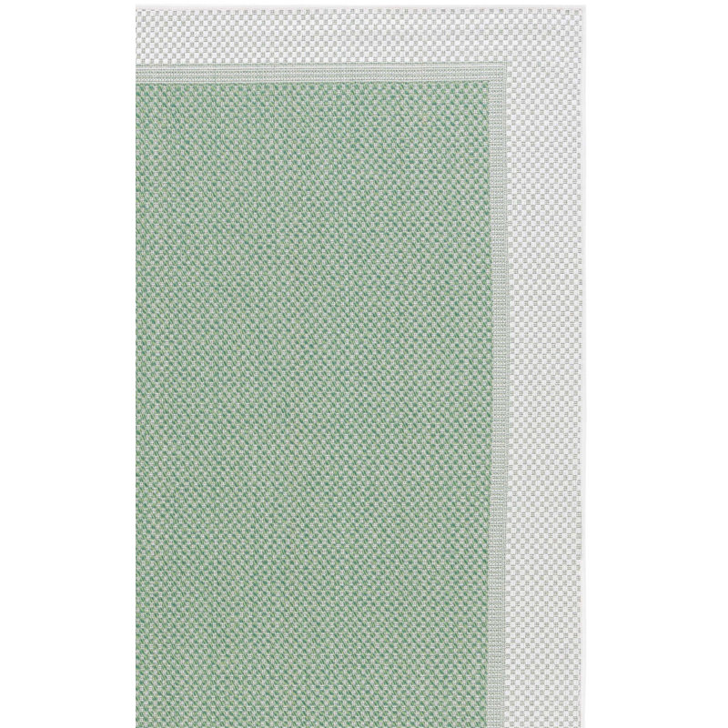 Dildy Performance Machine Washable Checkered Indoor/Outdoor Area Rug, Rectangle 9' x 12'