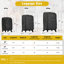 Ensemble de valise extensible avec sac de voyage 3 pièces Softside
