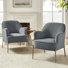 Cleo 26" Wide Contemporary Chair with Recessed Arms