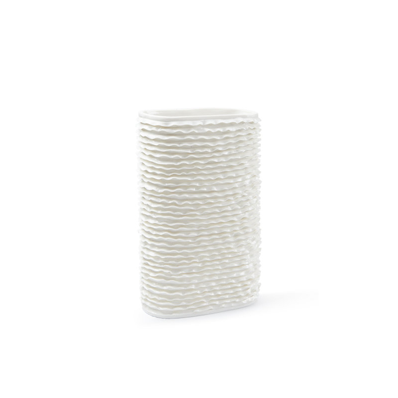 Blanc De Chine Handmade Porcelain Table Vase
