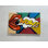 Modern Modern WOW Pop Art Canvas: Vibrant Printed Wall Decor, 1P GoldFramedCanves