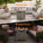 Rectangle Metal, Stainless Steel Propane Smokeless Fire Pit Table with Hidden Fuel Tank-528224114-528224115