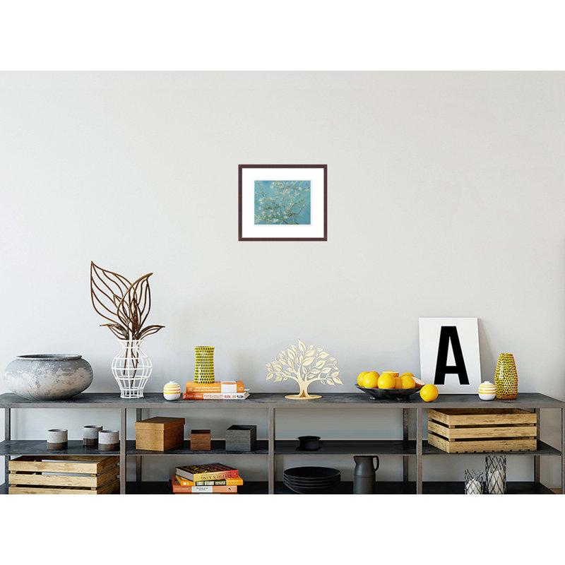 «Almond Blossom» par Vincent van Gogh, impression giclée encadrée, H 13,75 po x l 15,92 po