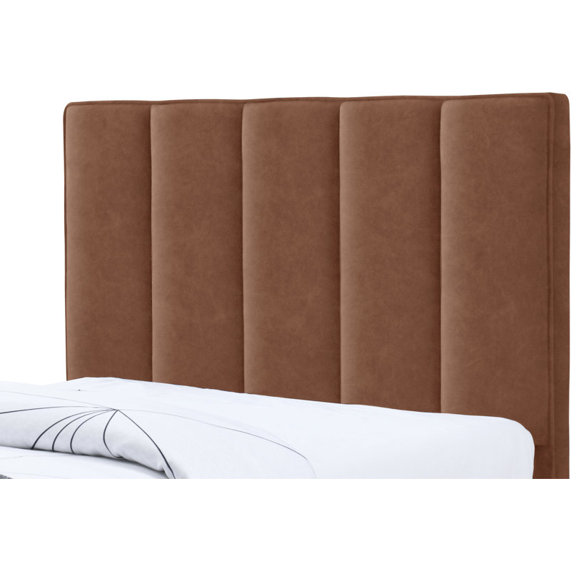 Hudson Kids Twin with Trundle, Cognac Vegan Leather