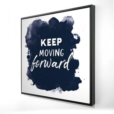 «Keep Moving Front» sur toile