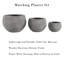 Pots de fleurs Ast