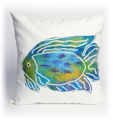 Rupert Outdoor Reversible Throw Pillow