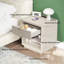 Table de chevet en bois de 22 po pour la chambre à coucher (ensemble de 2)-331278887