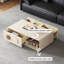 French-style rectangular storage coffee table