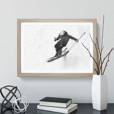 Skiing Vol.2 - Picture Frame Graphic Art