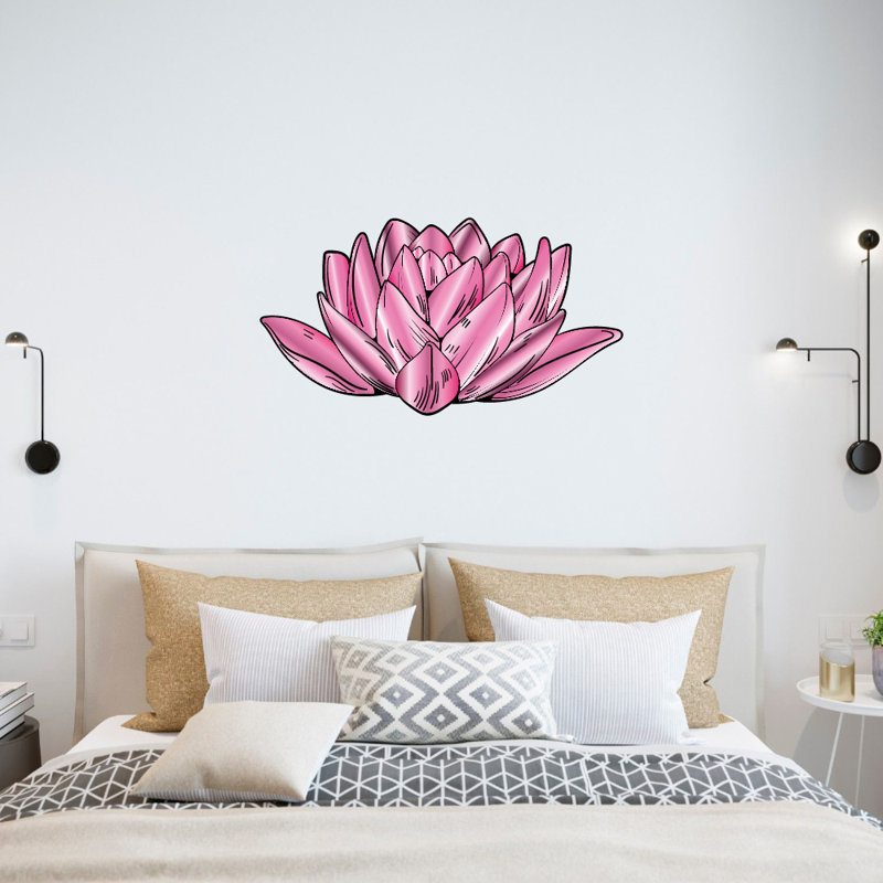 Plants & Flowers Non-Wall Damaging Wall Decal, 18" H x 20" W
